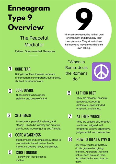 nines results|Enneagram Type 9: The Peacemaker .